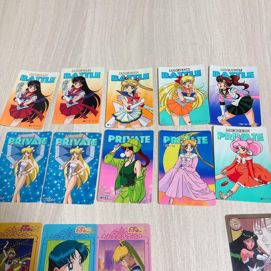 美少女戦士セーラームーン 当時物217枚公式カードアルバム付きまとめ売り大量