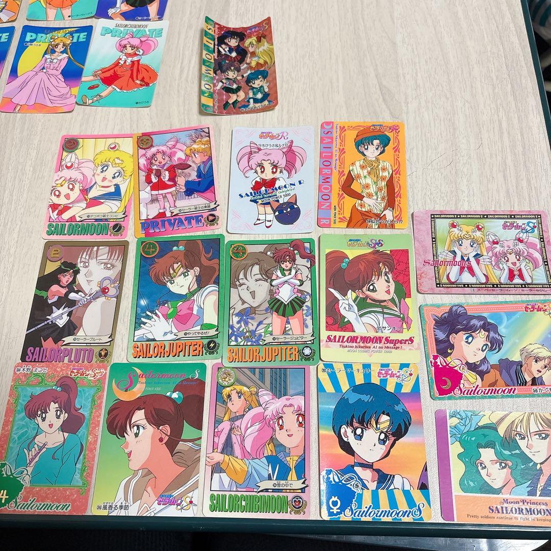 美少女戦士セーラームーン 当時物217枚公式カードアルバム付きまとめ売り大量