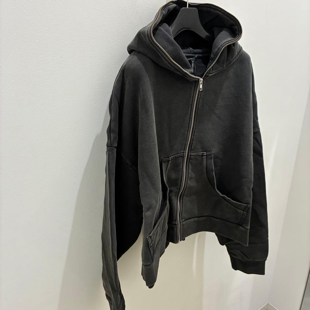 entire studios エンタイアスタジオ　ウォッシュ　ジップ　フーディ