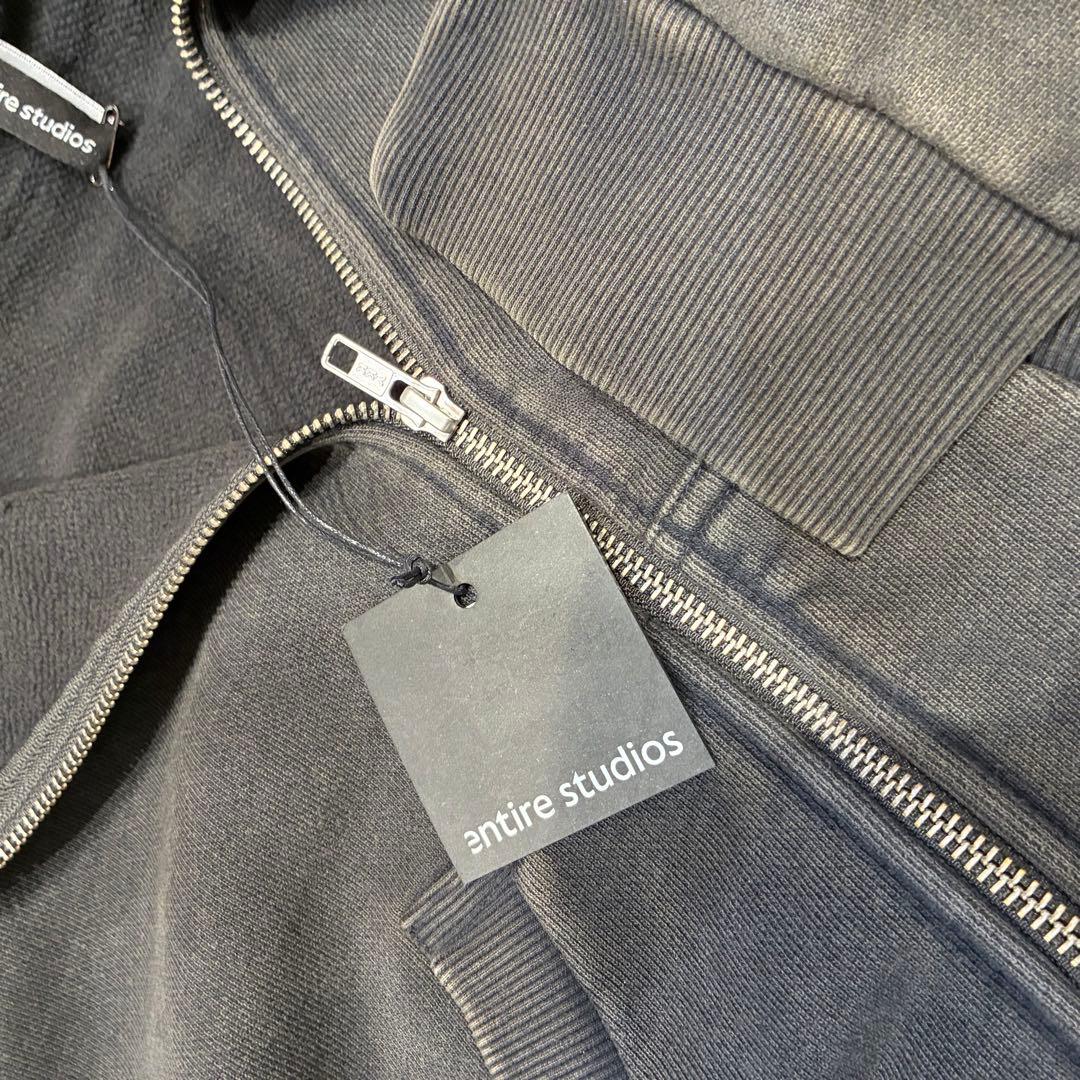 entire studios エンタイアスタジオ　ウォッシュ　ジップ　フーディ