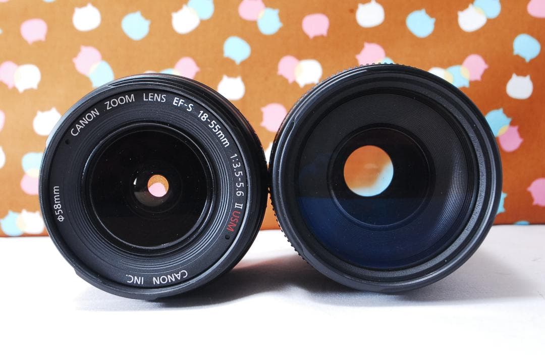 ✨ショット数2183回✨超美品✨Canon kiss X7 ダブルレンズセット