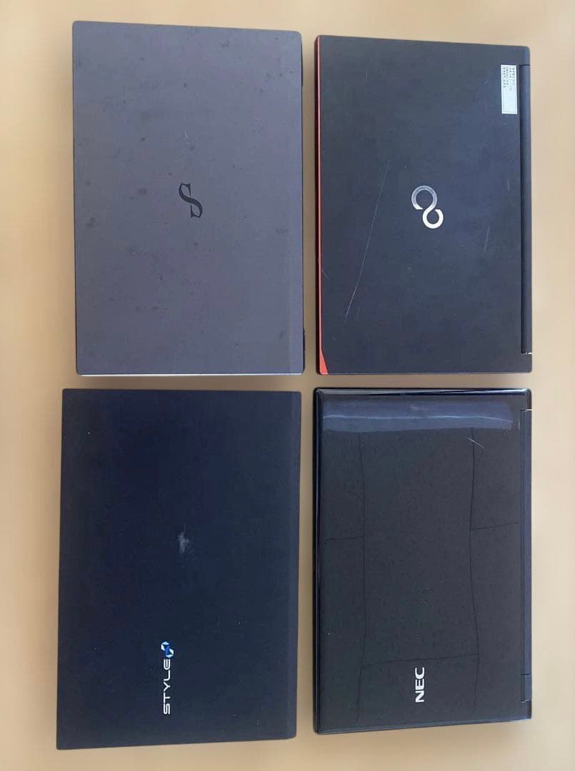 Windowsノート4台セット(ジャンク品)