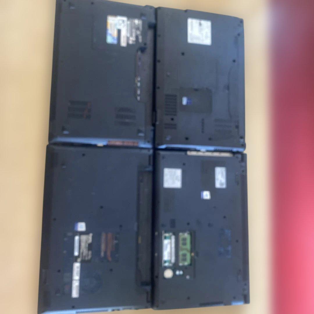 Windowsノート4台セット(ジャンク品)