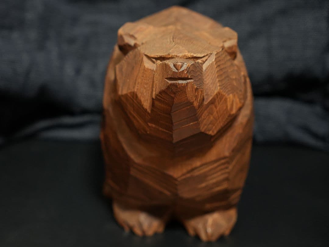 【マッドハニー】柴崎重行 木彫り熊