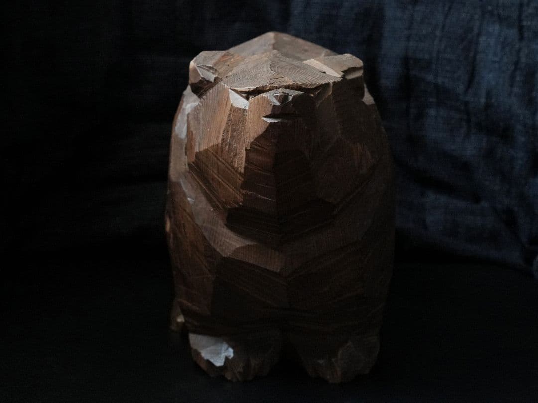 【マッドハニー】柴崎重行 木彫り熊