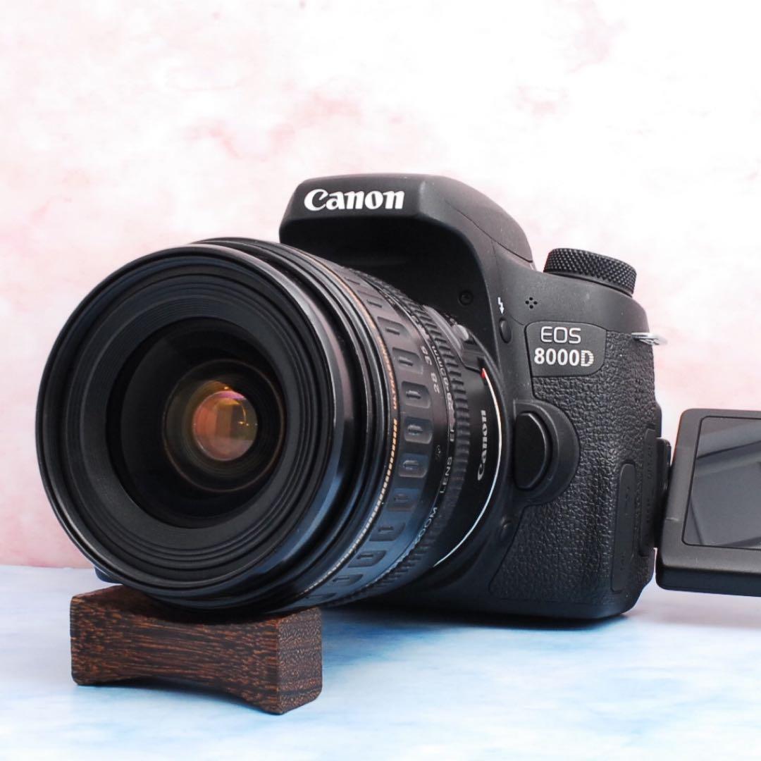 キャノン EOS 8000D☆Wi-Fi搭載＆高画質☆一眼レフカメラ
