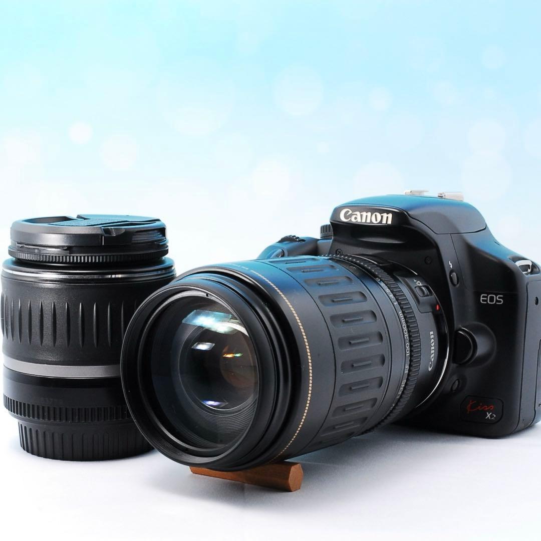 届いてスグ使える♫Canon Kiss X2 Wレンズキット