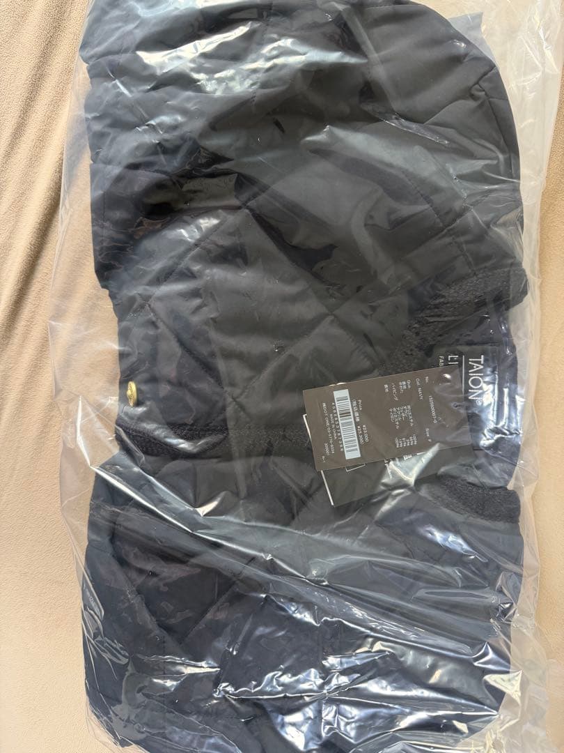 【TAION×anuans】ノーカラーキルティングショートダウン