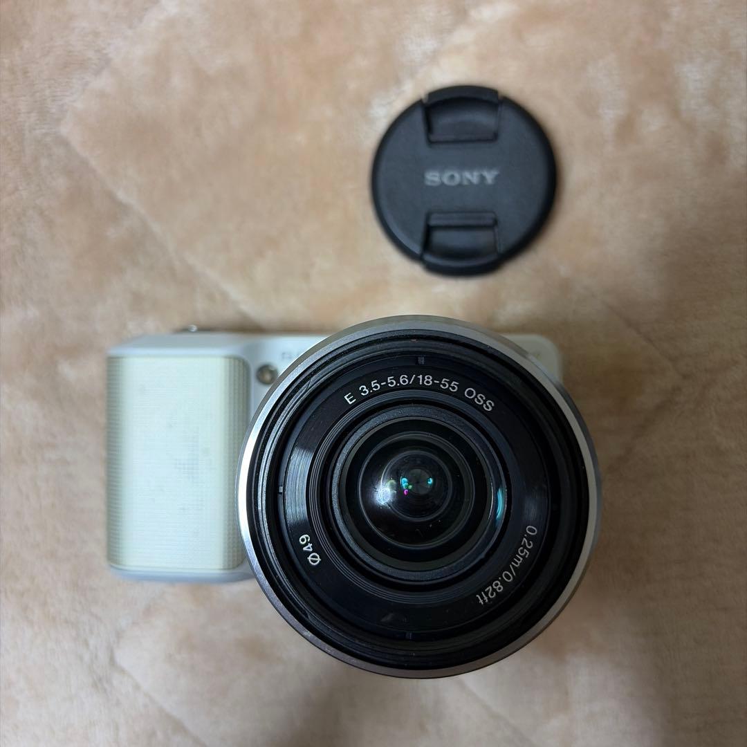Sony NEX-3 ミラーレスカメラ E 18-55mm Wレンズ　フラッシュ
