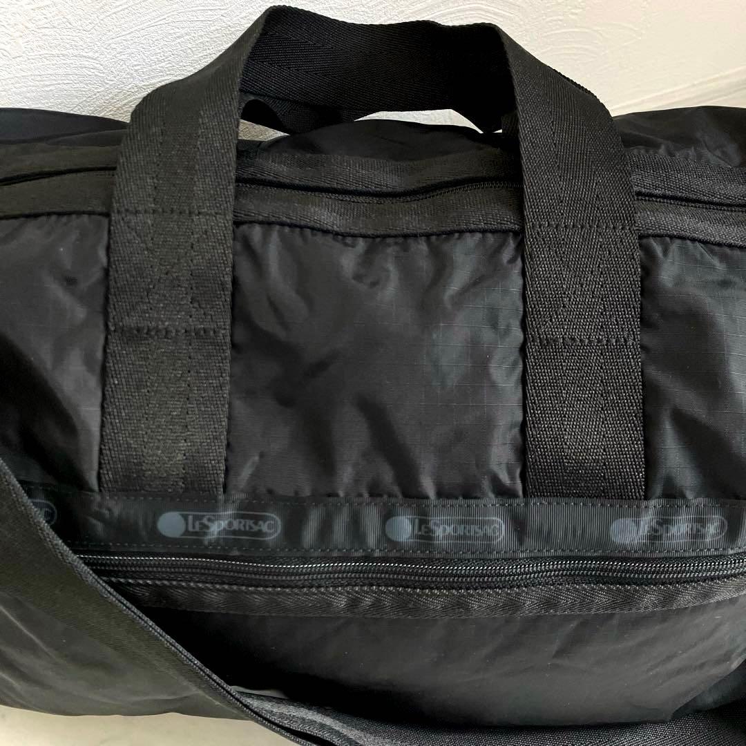 美品　LESPORTSACレスポートサック　ボストンバッグ　大容量　ブラック
