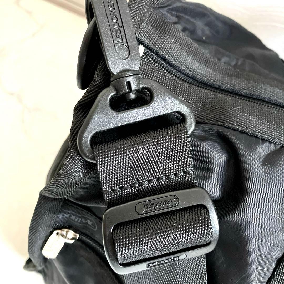 美品　LESPORTSACレスポートサック　ボストンバッグ　大容量　ブラック
