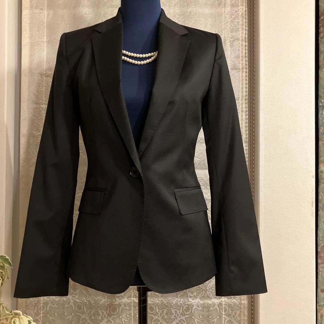 UNTITLED アンタイトル　パンツスーツ　洗える　シルク混　クリーニング済み