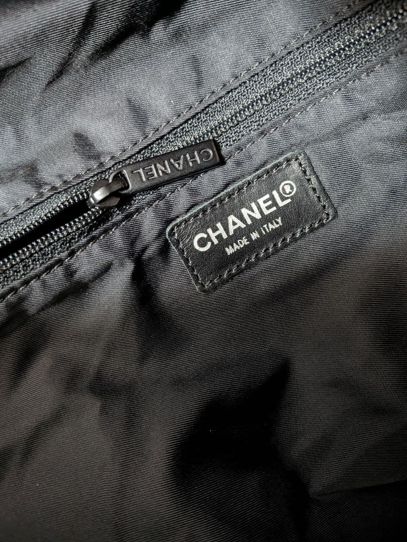 シャネル ハンドバッグ ニュートラベル ナイロン ブラック