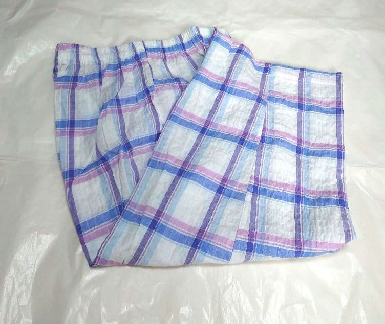 新品タグ付き ワコール 睡眠科学 パジャマ ルームウェア チェック 春夏 M