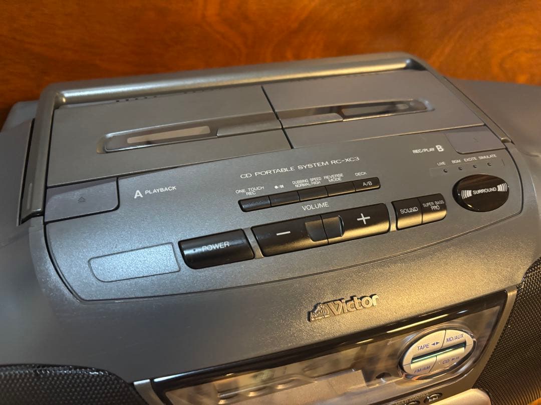 Victor RC-XC3 CDラジカセ：作動品