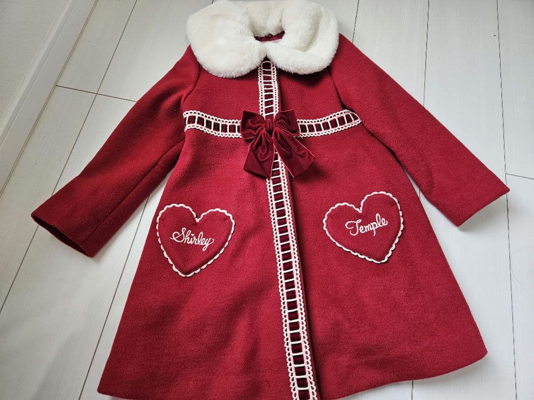 最終価格　シャーリーテンプル　コート　ラッピングコート　はしご　120