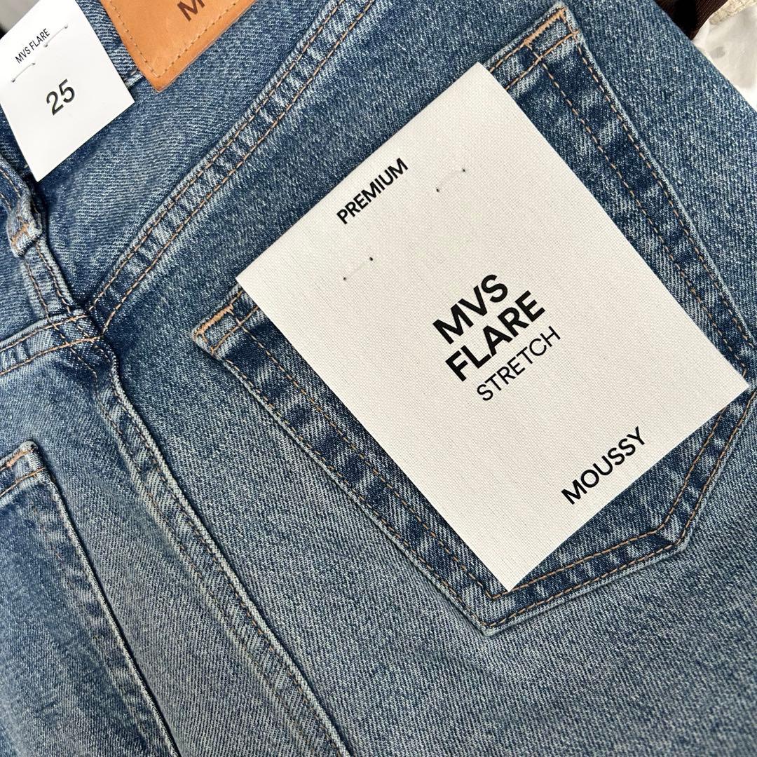 新品タグ付き MOUSSY(マウジー) MVS FLARE 25inch
