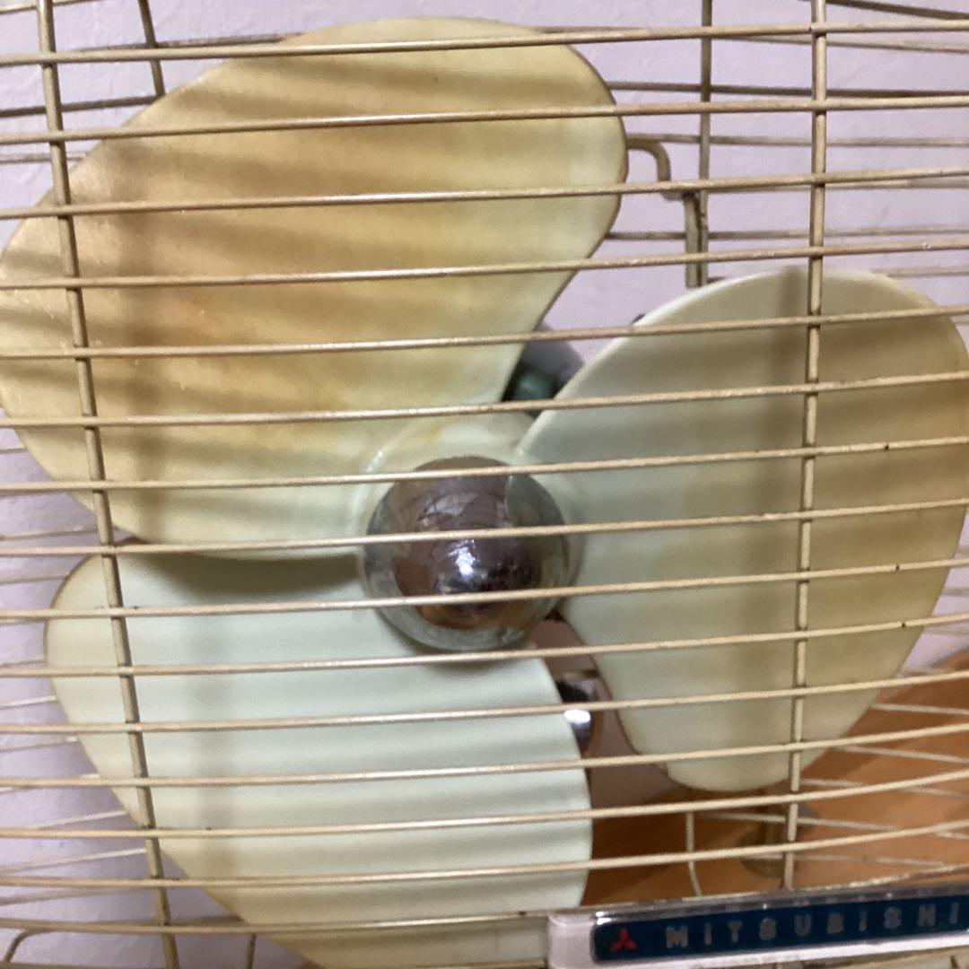 お値下げ❗️レトロ扇風機　三菱RM-10A 四角　希少