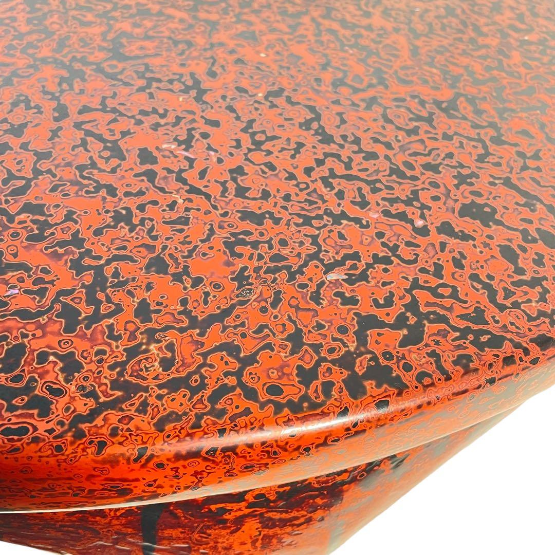 HR400津軽塗　伝統工芸　螺鈿細工　円テーブル　座卓　ローテーブル　　ちゃぶ台