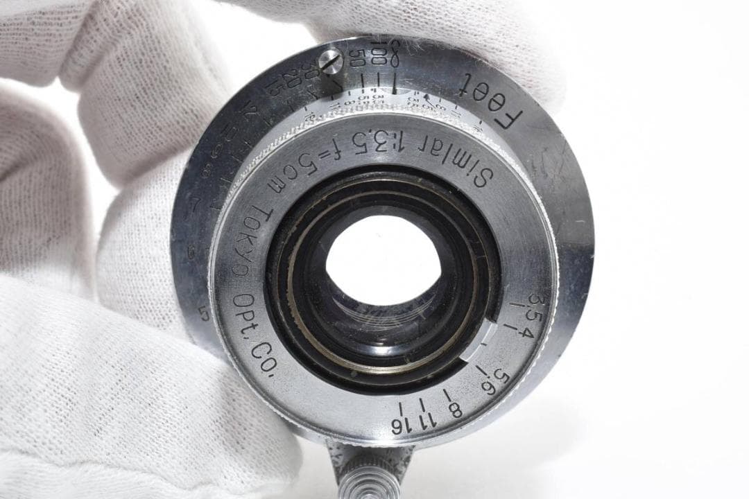 【新春価格／1/1限定】東京光学 シムラー 5cm F3.5 沈胴 ライカ エル