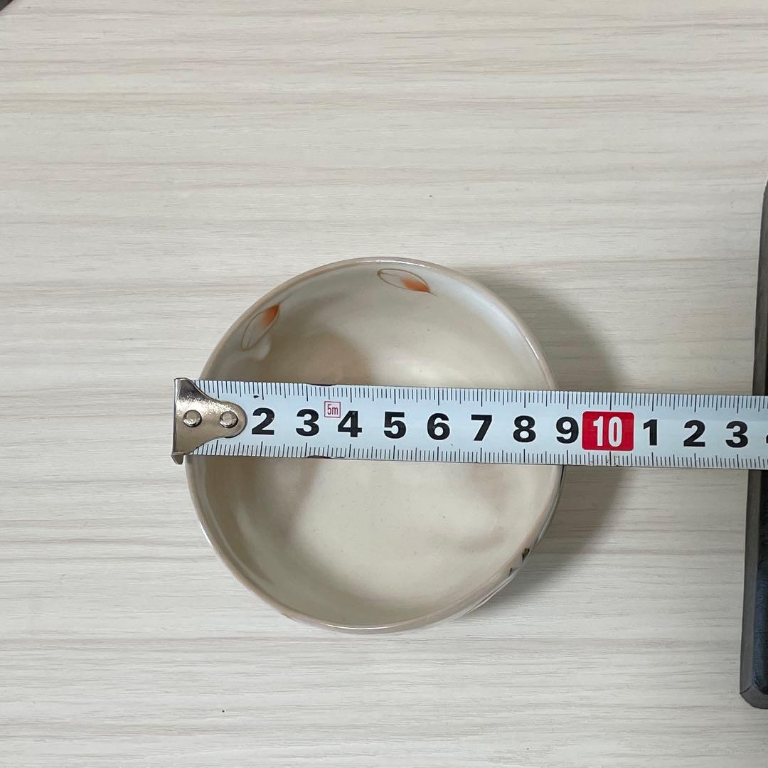 陶あん　京焼　伝統工芸色絵付け 湯呑み茶碗 桜　（お皿付き）