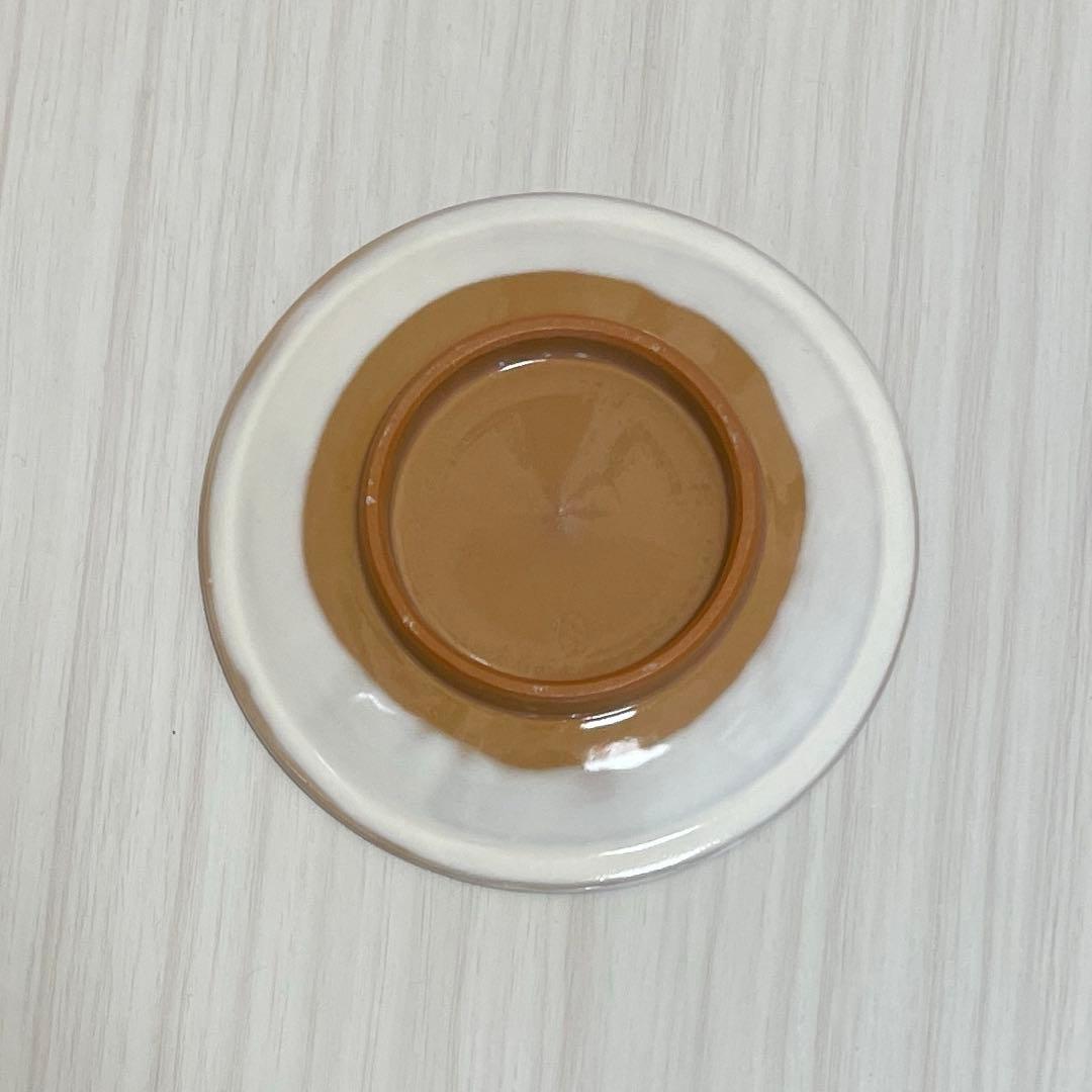 陶あん　京焼　伝統工芸色絵付け 湯呑み茶碗 桜　（お皿付き）