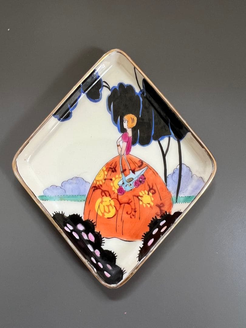 【アンティーク】オールドノリタケマルキ印小皿