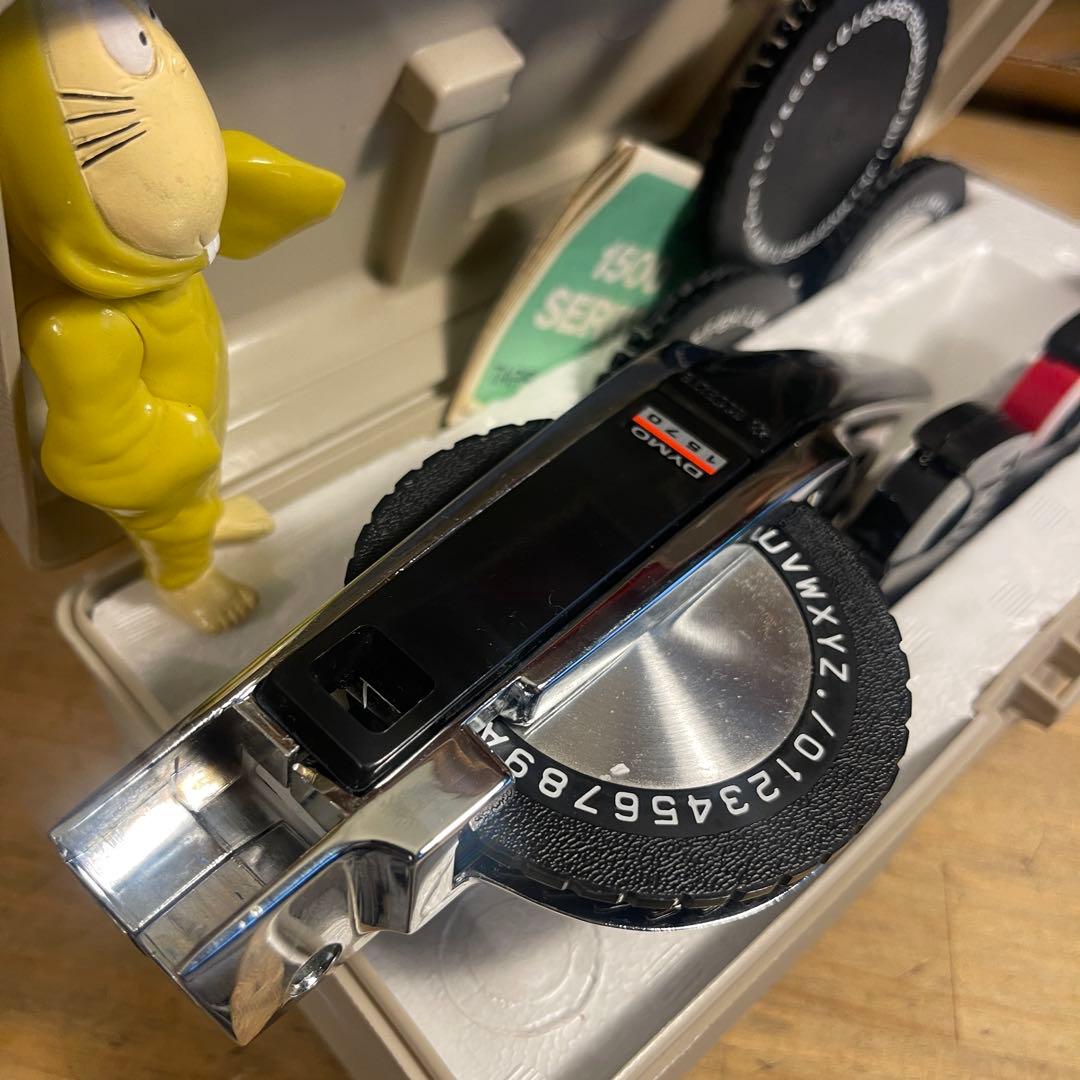 ■製品保証■【文字盤4個・美品】ダイモ DYMO 1570 英数 フル 1802