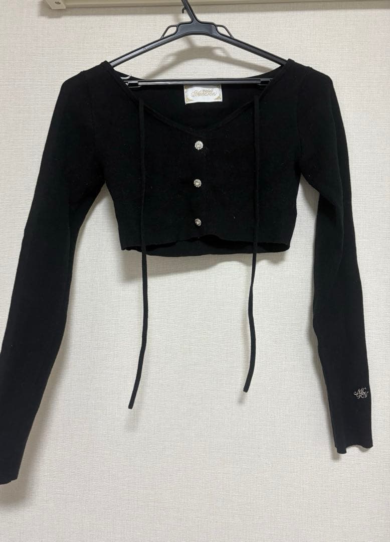 michellMacaron ボレロsetチェックプリーツワンピ