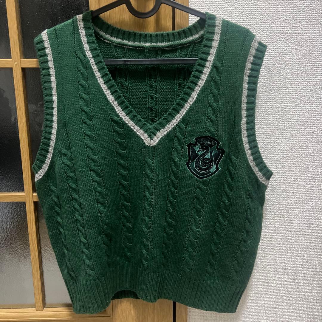 HarryPotter スタジオツアー 公式 スリザリンローブ　ニットベスト付き
