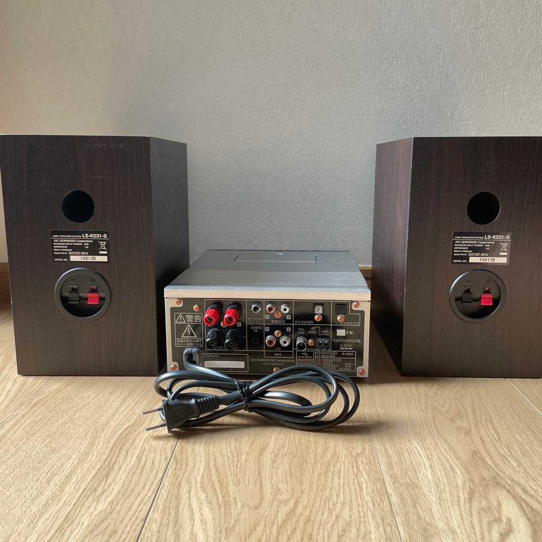 美品 KENWOOD R-K531 CD AM/FM ミニコンポ 2013年製