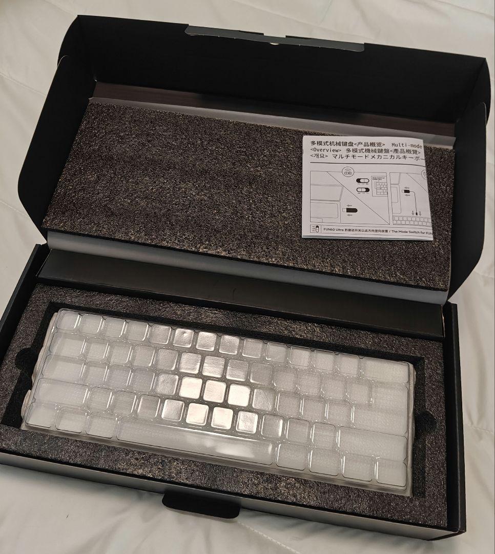 FUN60 Ultra SP MonsGeek HE ホワイト キーボード