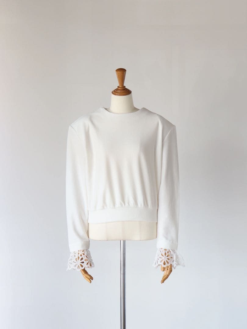 【今期新品】girlish St.cecilia クララトップス　白