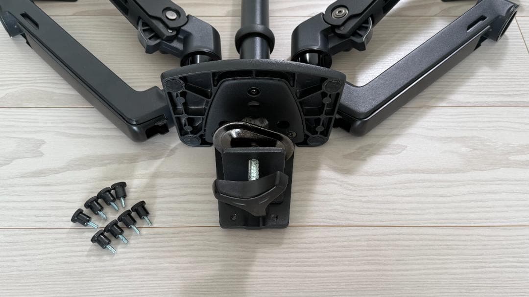 エルゴトロン LX モニターアーム デスクマウント デュアル ブラック