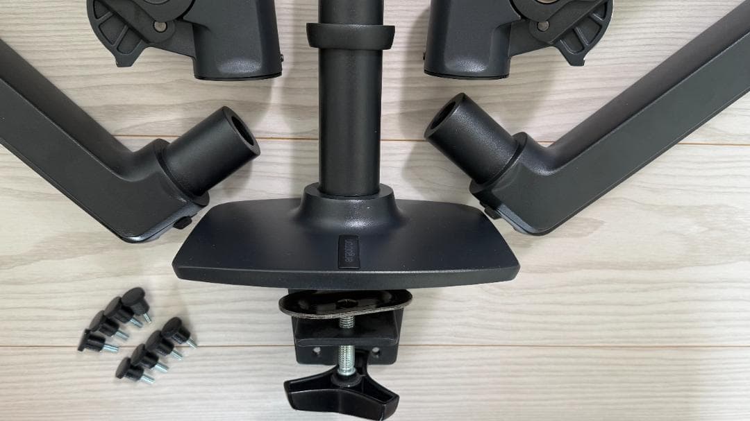 エルゴトロン LX モニターアーム デスクマウント デュアル ブラック