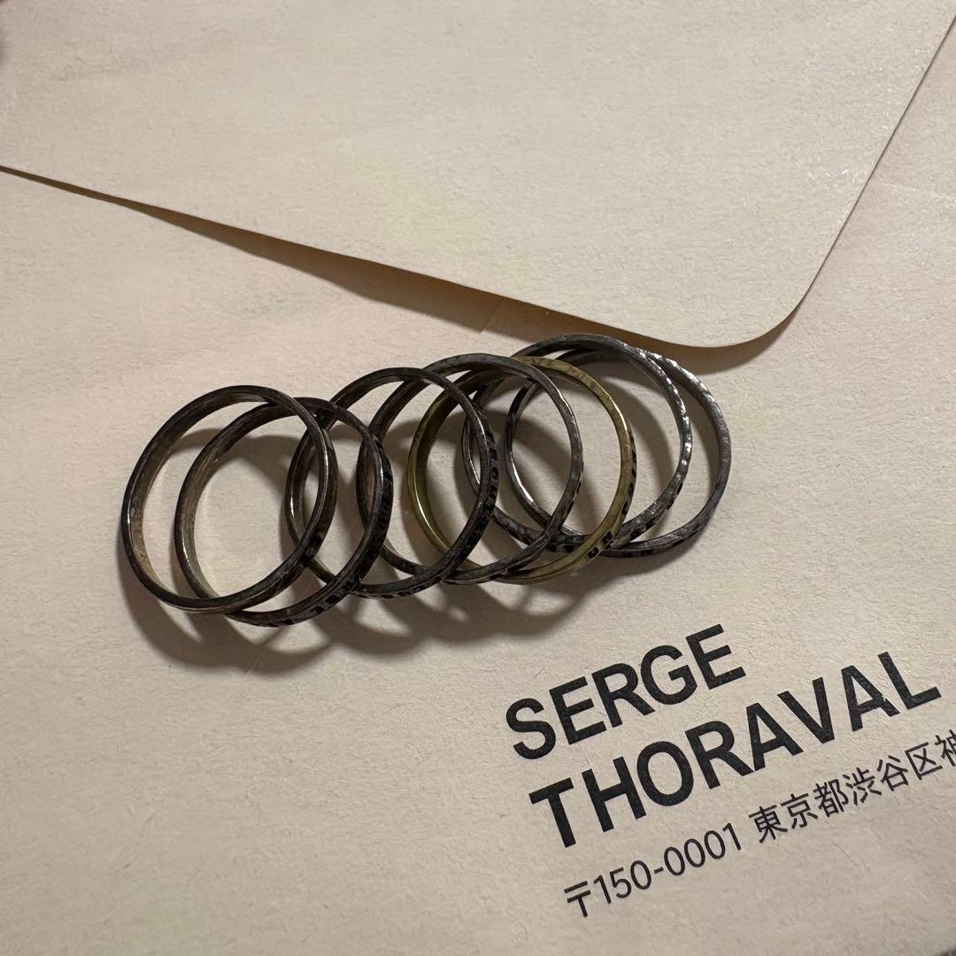 RT-176094専用 18号）SERGE THORAVAL　接吻　7連リング