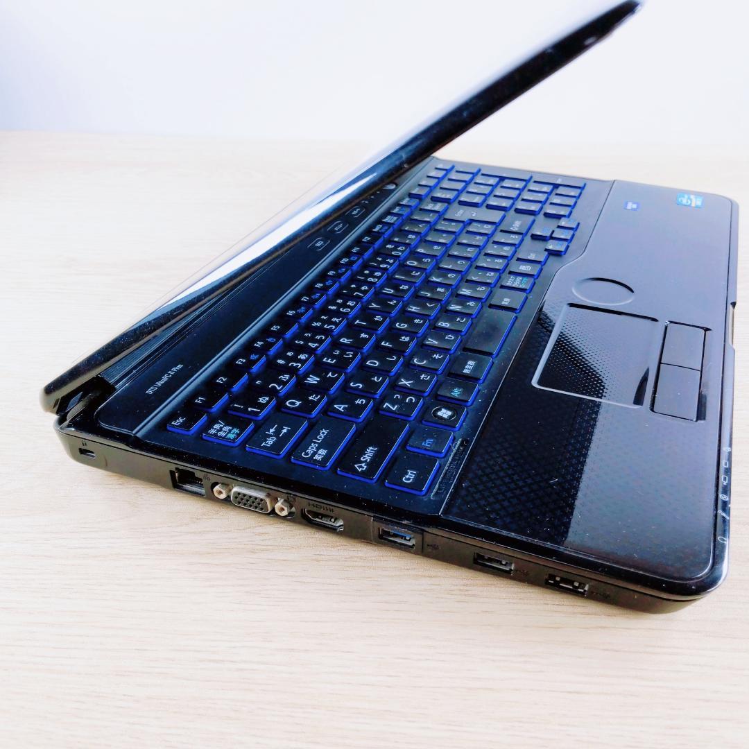 快適SSD！ メモリ8GB 富士通ノートパソコン 初期設定済み PC カメラ付き