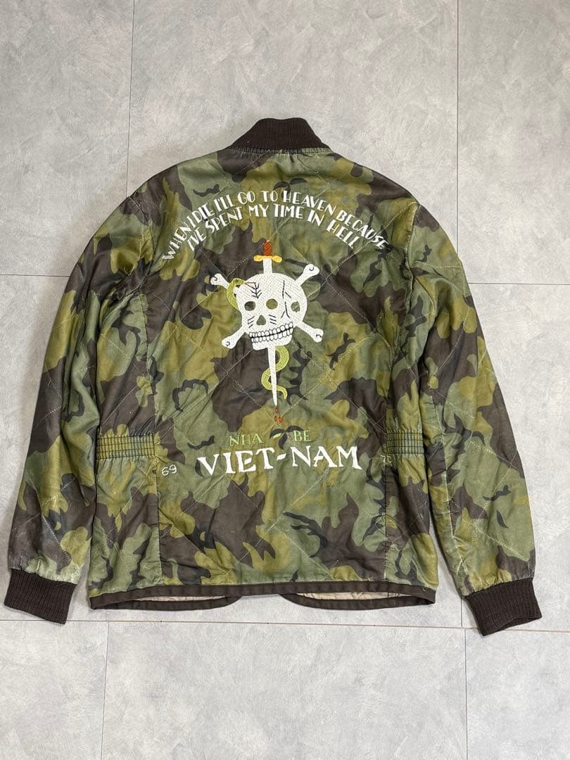 激レア 60s ベトジャン Ted Williamsタグ キルティングスカジャン