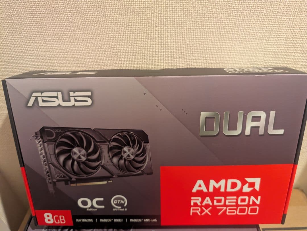[新品未使用] Radeon RX 7600 OC 8GB
