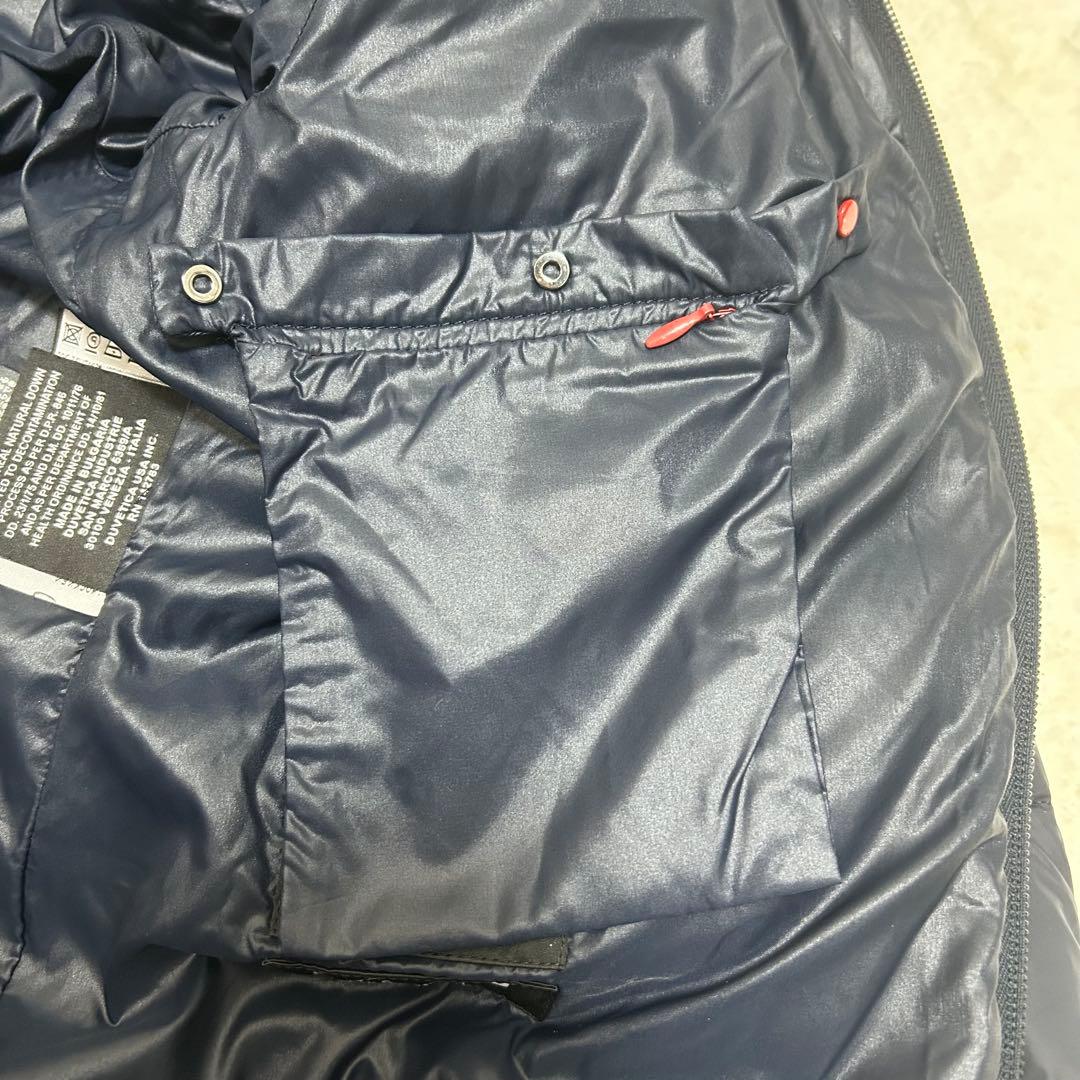 【美品】デュベティカ アルウェン ラビットファー ダウンコート ネイビー 42