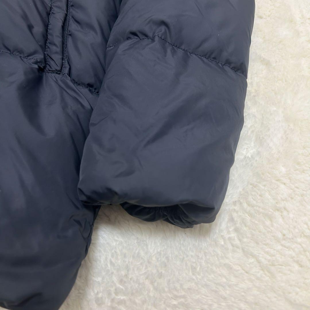 【美品】デュベティカ アルウェン ラビットファー ダウンコート ネイビー 42