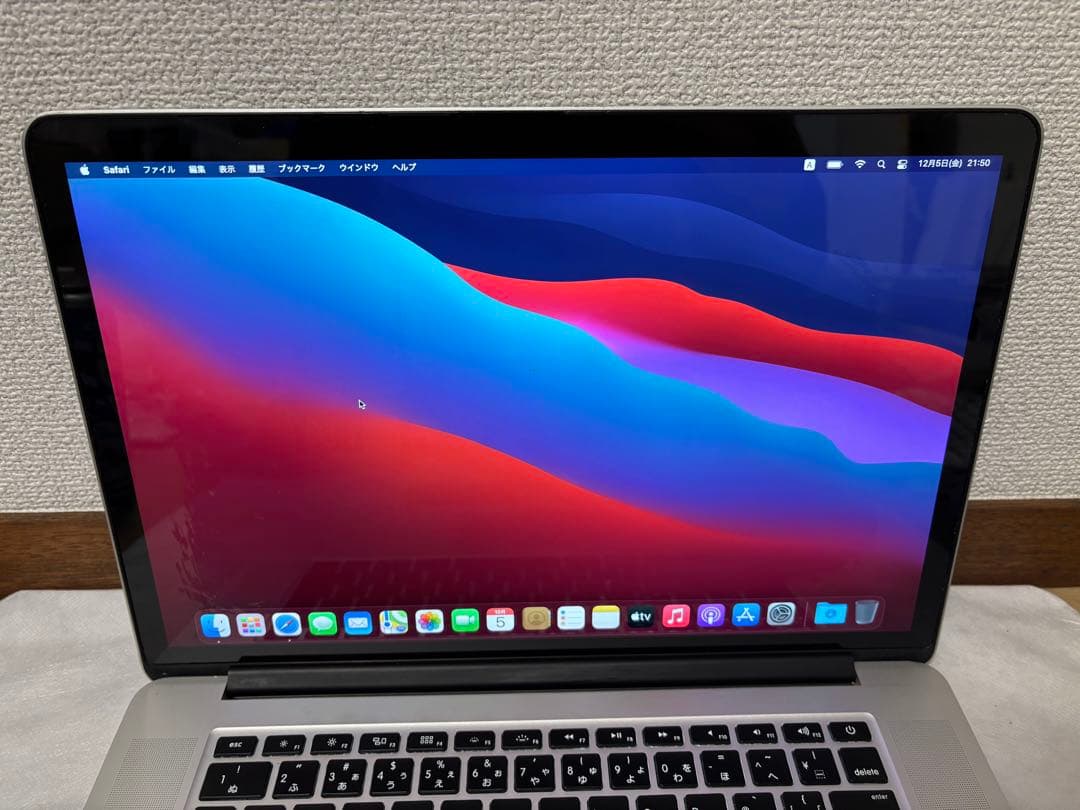 MacBook本体 MacBook Pro 15inch Core i7 Retina A1398