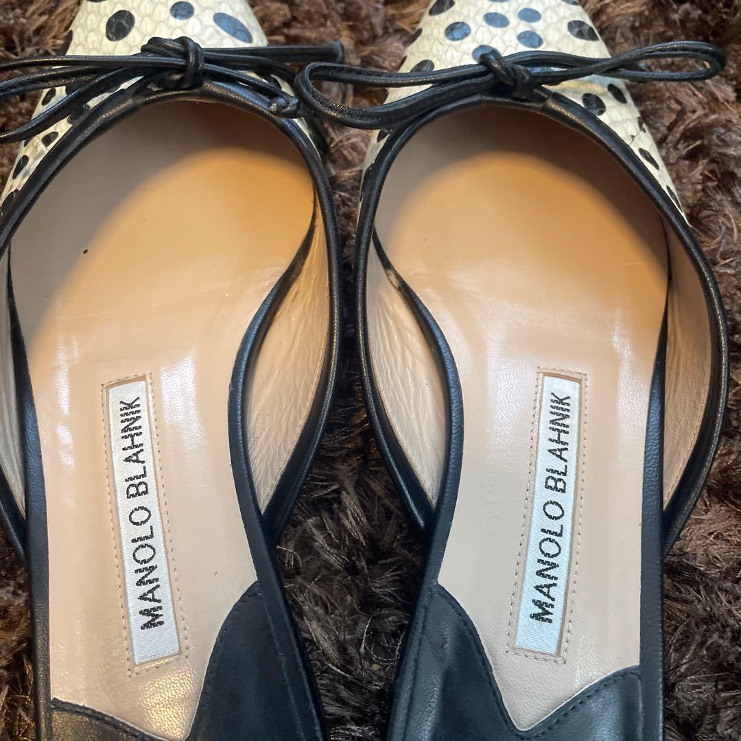 MANOLO BLAHNIK 36 BALERINU ミュール