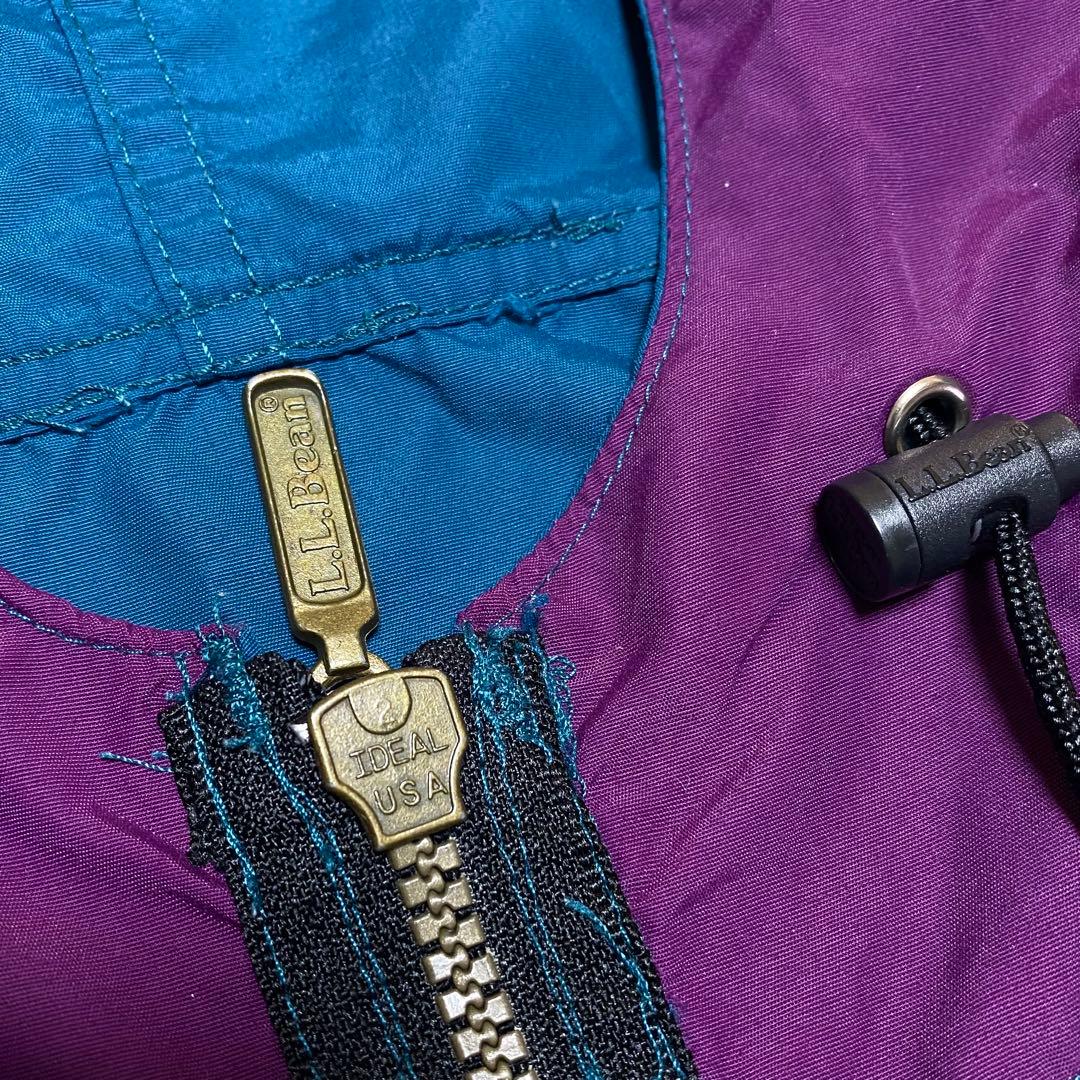 80s USA製 LL Bean アノラックパーカー チロリアンパーカー L