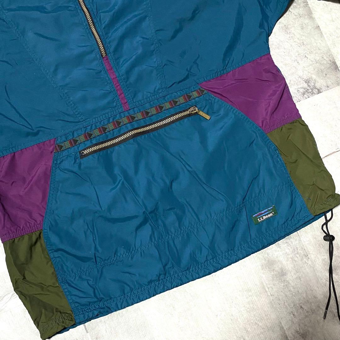 80s USA製 LL Bean アノラックパーカー チロリアンパーカー L