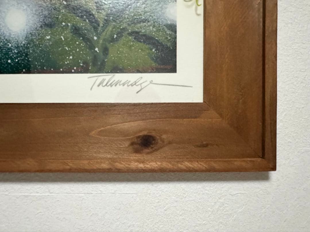 癒される絵画★ジェームスタルマージ (サンタモニカサンセット) シルクスクリーン