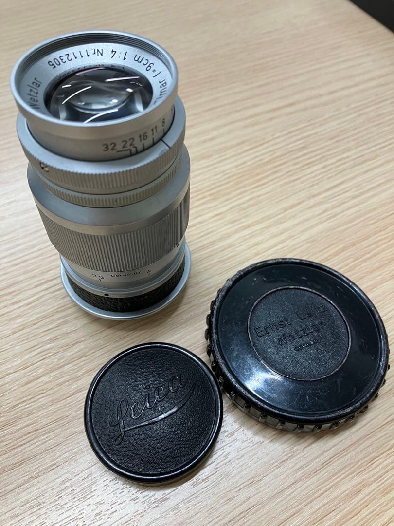 ライカ　レンズ　Leica elmar 90mm 9cm F4 Lマウント