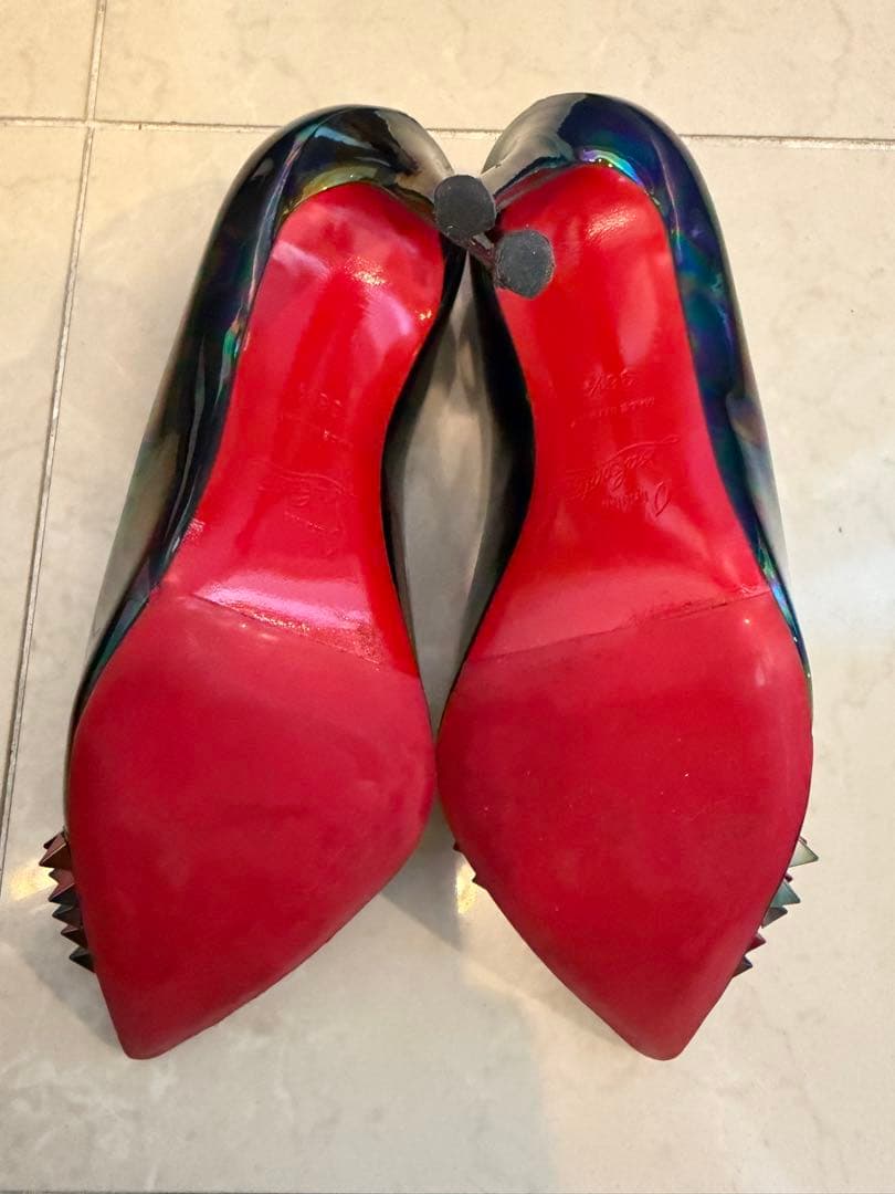 Christian Louboutin スタッズ付きハイヒール36ハーフ