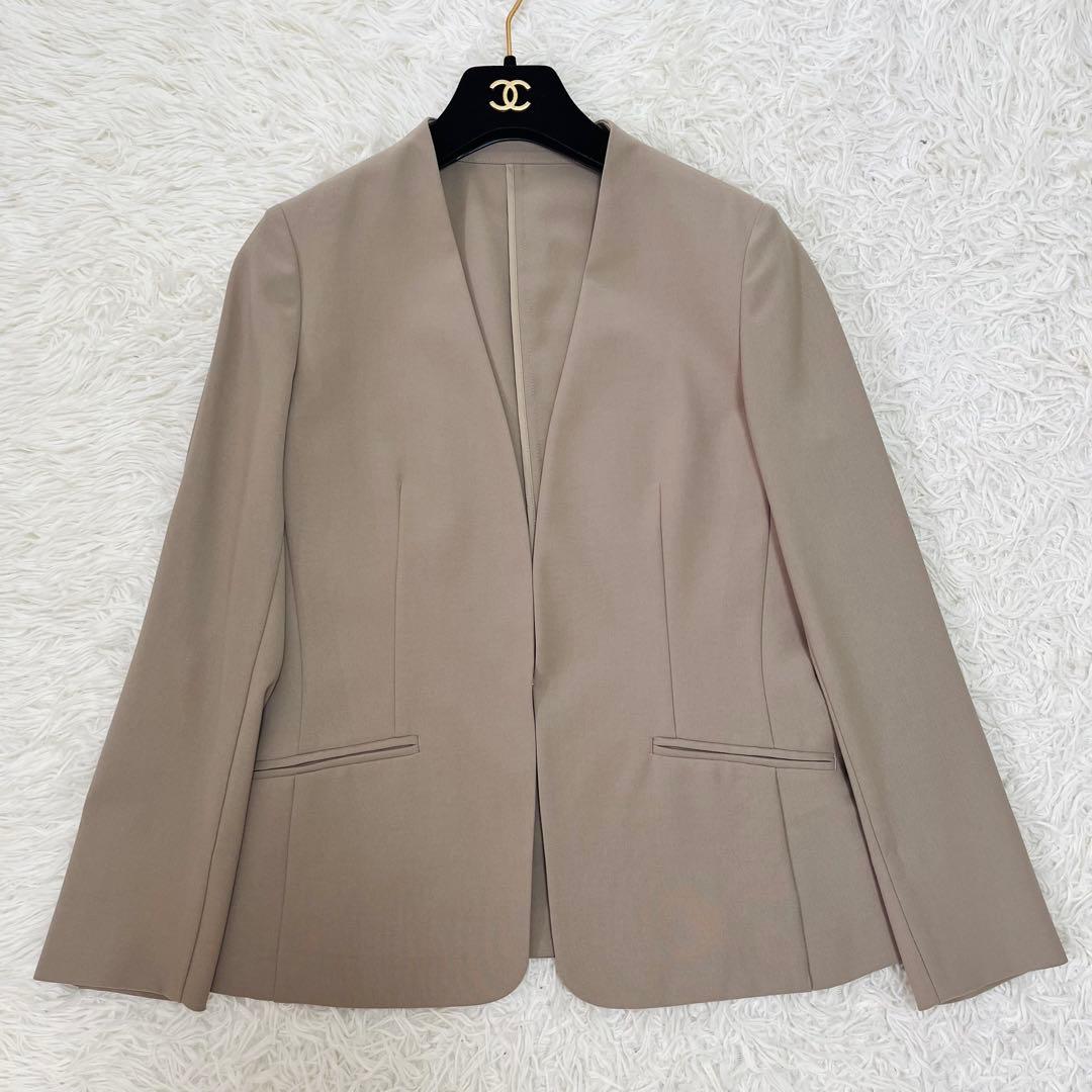 美品✨ プラステ2WAYライトストレッチカラーレスジャケットパンツセットアップS