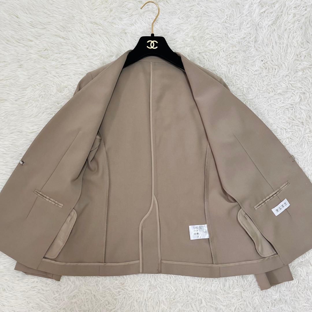 美品✨ プラステ2WAYライトストレッチカラーレスジャケットパンツセットアップS